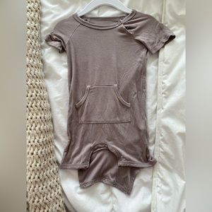 Kyte Baby “Mushroom” color shortall